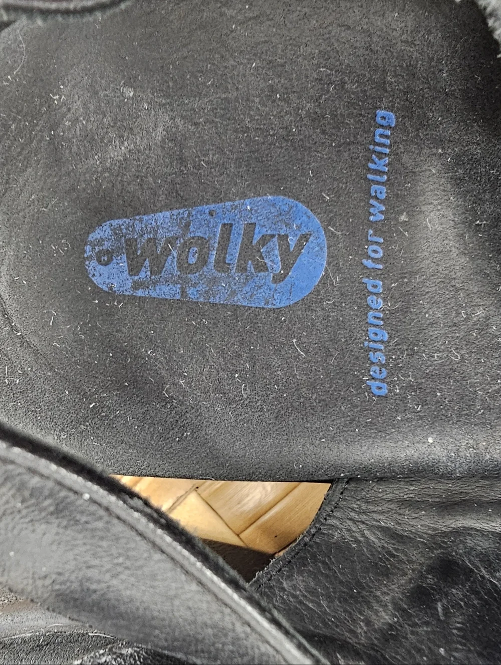 Wolky Nimes Black Sandals Size 42